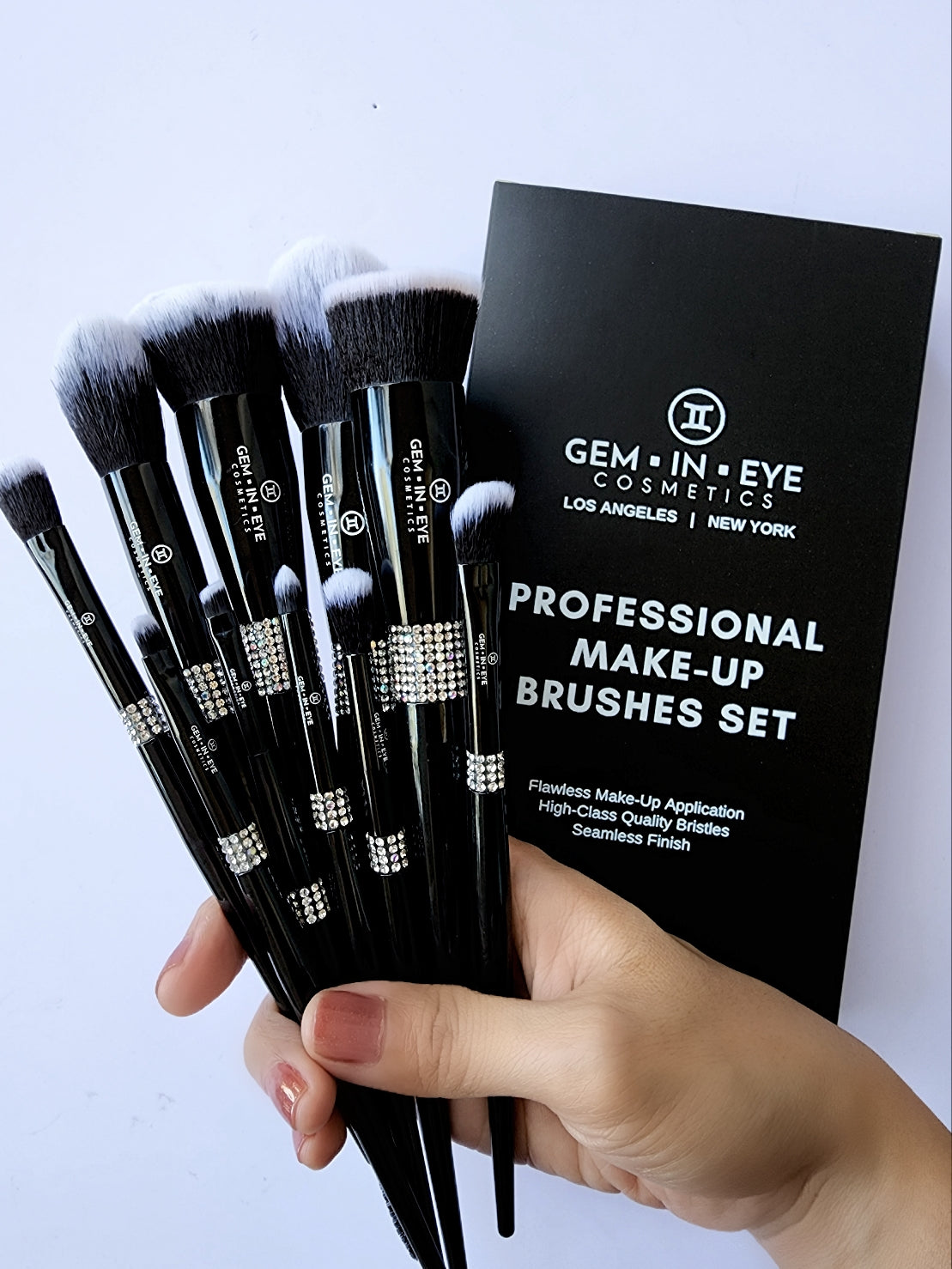 10PC PROFESSIONAL GLAM MAKE-UP BRUSHES